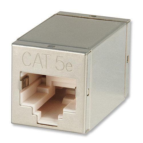 Lindy 60187 adattatore per inversione del genere dei cavi RJ45 Metallico (RJ45 STP double coupling - Cat. 5e - Warranty 24M)