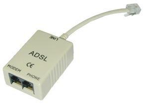 Lindy ADSL-Splitter divisore di rete Grigio