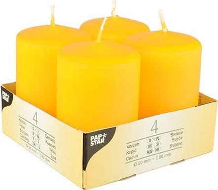 Candele PAPSTAR gialle