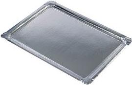 Piatti da portata usa e getta PAPSTAR 455 cm x 34 cm argento
