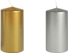 Candele PAPSTAR argento
