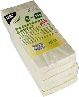 Borsa colazione PAPSTAR 100 x 210 cm carta sostitutiva pergamena bianca