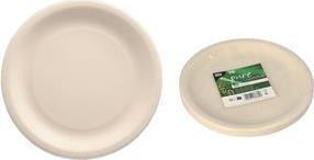 Piatti di papstar realizzati in agricoltura "pura", rotonda, 230 mm, natura realizzata da rifiuti agricoli come - 1 pezzo (8922