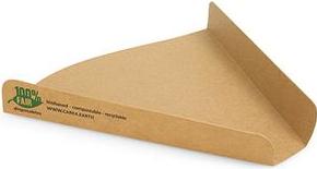 Papstar Pizza-Toy "Pure" Mae 180 x 170 x 25 mm fatta di scatola di fibre fresche non sbiancata con competizione FSC -1 roba (87