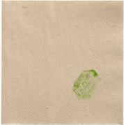 Papstar cocktail tovaglioli, 240 x 240 mm, 2 strati, natura 1/4 volte, tessuto (50% non infetto) -1 pezzo (89153)