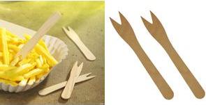 Papstar French Fries Forks...