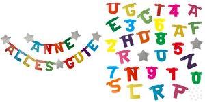 Papstar Garland Chain personalizzabile da cartone corsia 155 m altezza della lettera 105 mm - 1 stelo (87229)