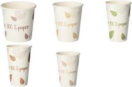 Coperchio PAPSTAR per tazze da caffè usa e getta 8 cm x 8 cm bianco