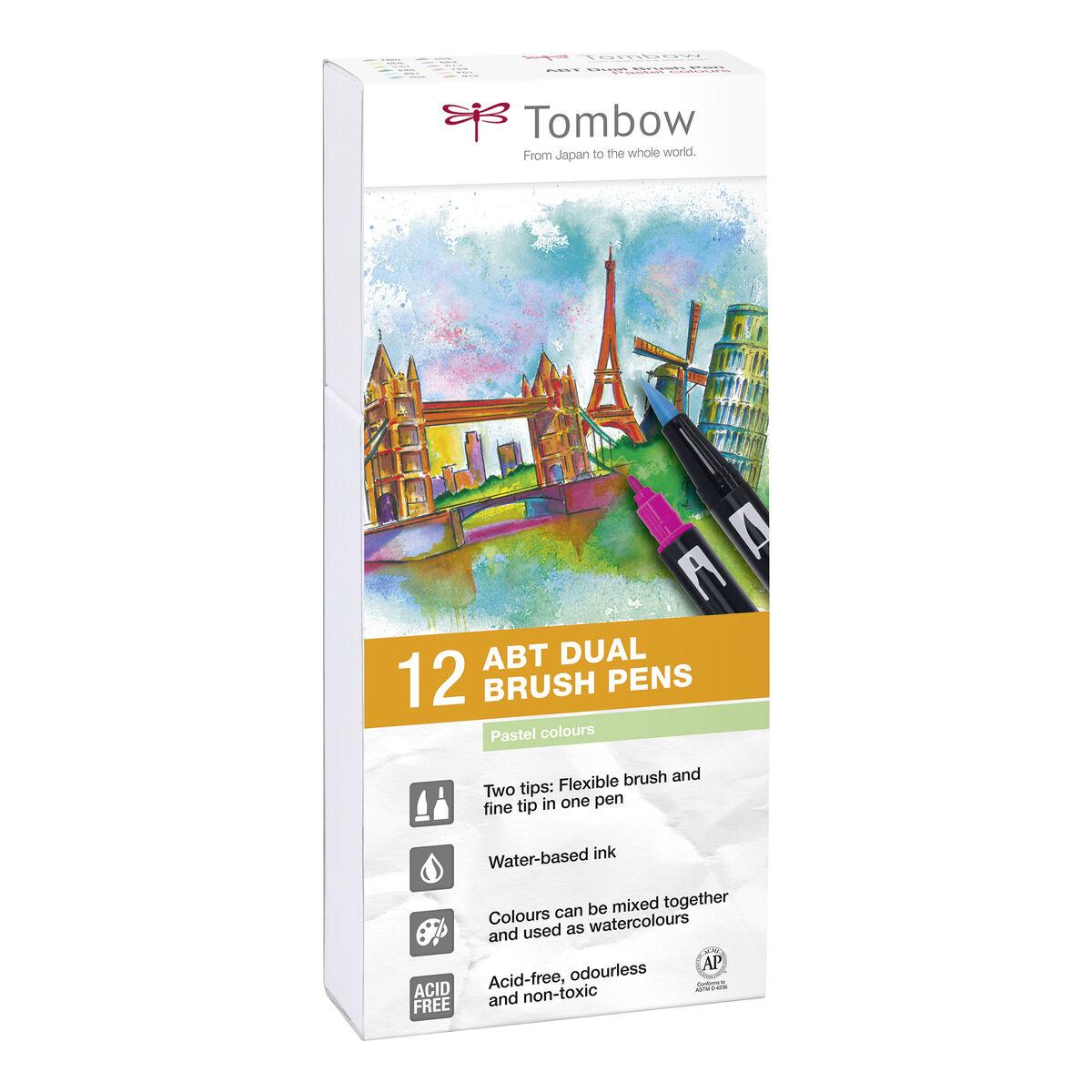 Pennarelli Tombow ABT-12P-2 Doppia punta