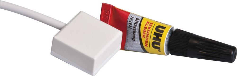 ABUS Potential-free Glass Breakage Detector Adhesive Gassensor Hvid