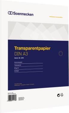 Blocco trasparente A3 50 fogli 80g - A3 (1231)