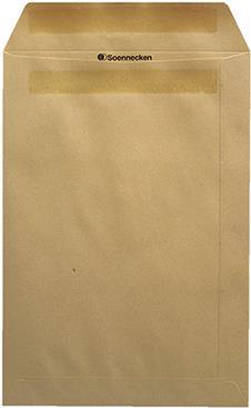 Busta DIN B4, senza finestra, autoadesiva, marrone, 250x353 mm, (250S)