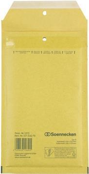 Busta a bolle d'aria 2 B 00 marrone 110x215 mm 200 pezzi/confezione. (1971)