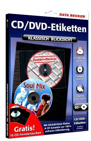 Etichetta CD/DVD Classic 3on1,
