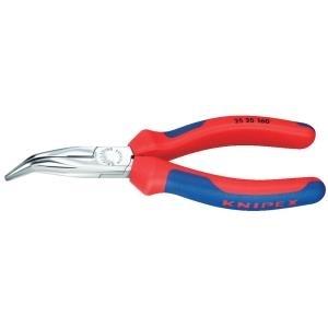 Pinza a becchi mezzotondi KNIPEX con tagliente da 160 mm