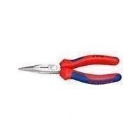 Pinza a becchi mezzotondi KNIPEX con tagliente 160 mm, dritta