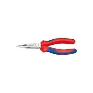 Pinza a becchi mezzotondi KNIPEX con tagliente 160 mm, dritta