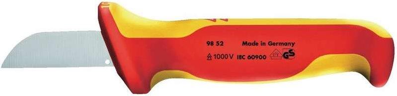 Coltello per cavi KNIPEX, VDE, lunghezza totale: 185 mm