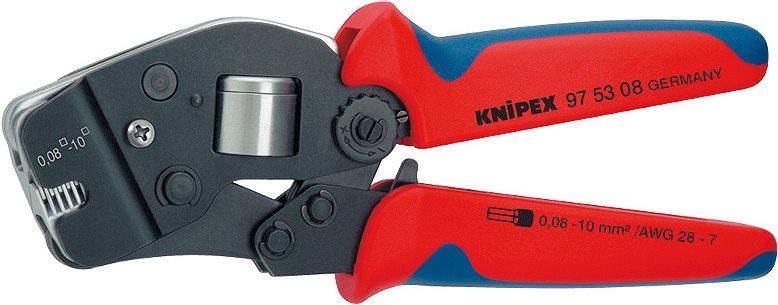 Pinza a crimpare autoregolante KNIPEX per capicorda, per 0,08 fino a 10,0 mmÃ‚Â²