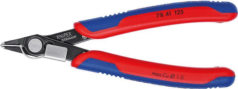 Super Knips elettronico 78 41 125 rosso blu con molla di apertura