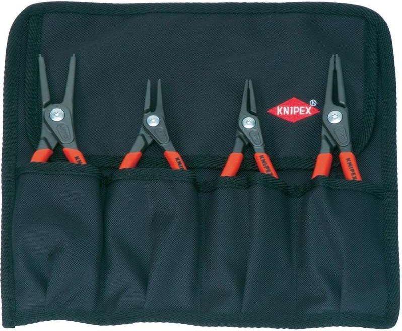 Set di pinze di precisione per anelli di sicurezza KNIPEX, 4 pezzi