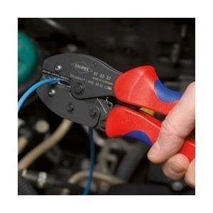 Pinza a crimpare KNIPEX PreciForceÃ‚Â® 220 mm, confezione self-service