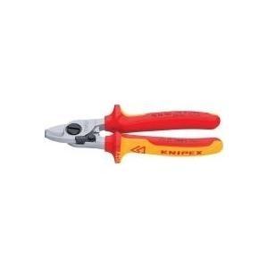 Cesoia per cavi KNIPEX con molla di apertura 165 mm