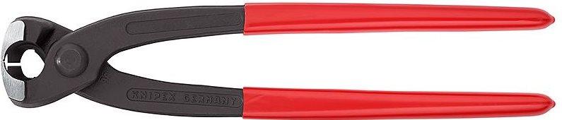 Pinza per clip per orecchie KNIPEX con becchi a pressione laterale