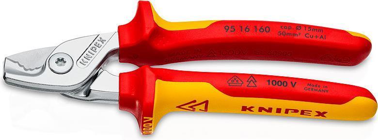 Tagliacavi KNIPEX StepCutÃ‚Â® 160 mm, VDE