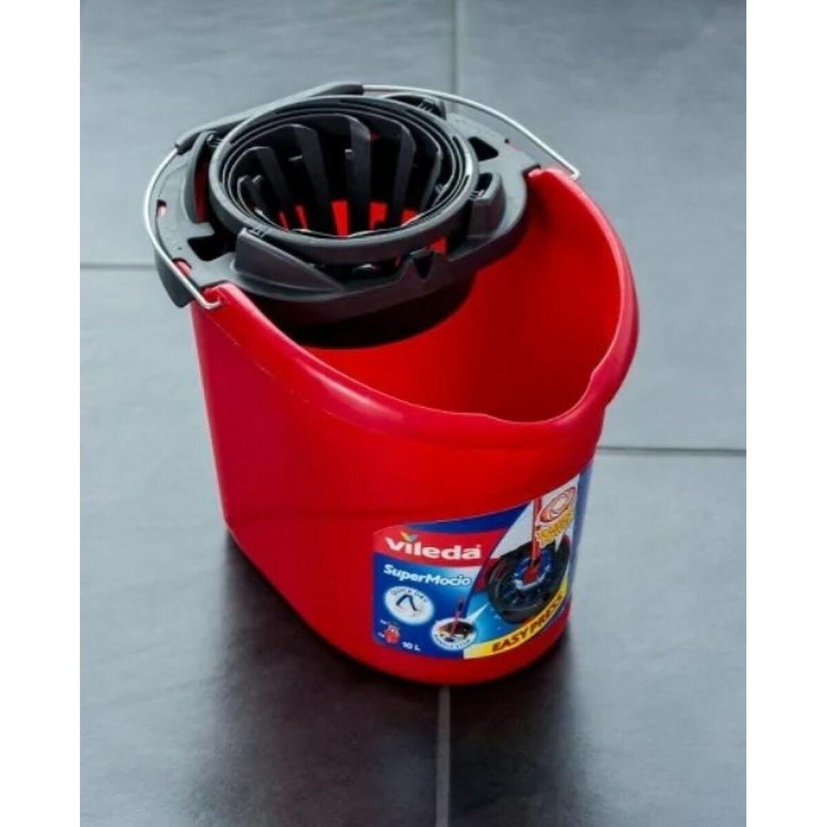 Secchio per Pavimenti Vileda SuperMocio Rosso 30 x 29 x 38 cm 10 L