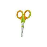 Wedo 77 951 - One - Verde - Arancione - Mancino - Manico dritto - Punte arrotondate - Taglio dritto (77 951)