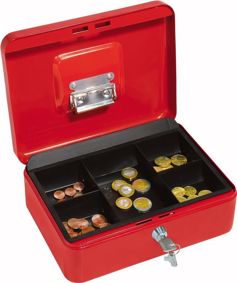 Cassetta portavalori WEDO 145302X misura 3 rossa