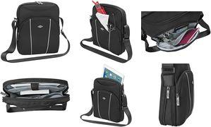 WEDO BUSINESS MESSENGER BASS per tablet - borsa verticale - nero - piccolo - poliestere - 5 tasche - 26,7 cm (10,5 ") (59 5601)