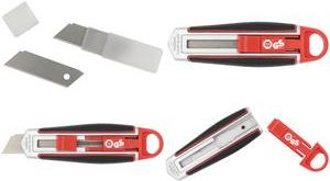 WEDO SICUREZZA CELTRE LONG LADA LUNGA, BAMA: 18 mm, lama extra lunga rossa/nera, ideale per tagliare le schiume, - 1 pezzo (78