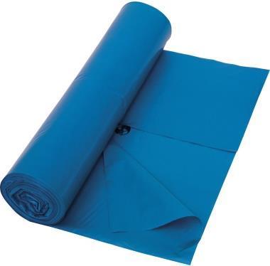 Sacco per spazzatura TIPO 60 120 l 700x1100 mm blu 25 pezzi/confezione. (445009750)