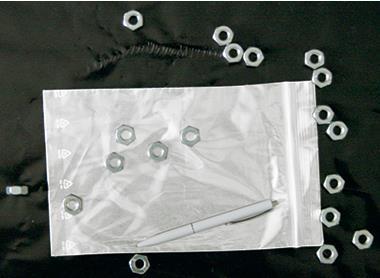 Busta con chiusura lampo...