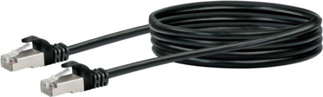 Schwaiger netv?rkskabel - 1 m - sort