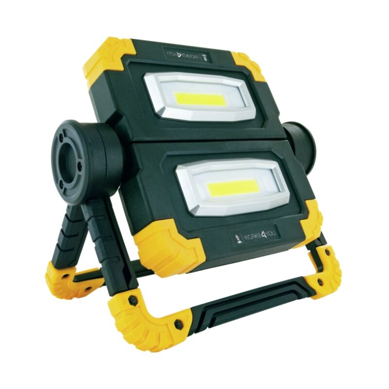 Faretto multifunzione LED 2x500Lm nero/giallo
