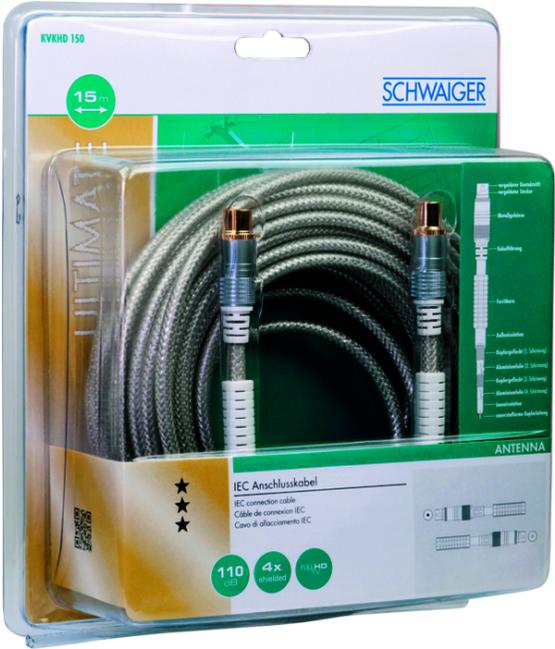 Cavo antenna 110 dB 15m trasparente