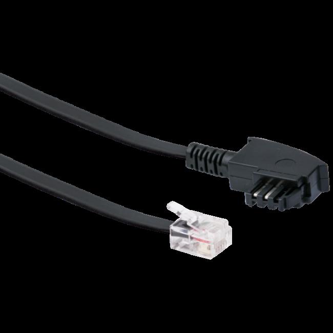 Schwaiger cavo DSL RJ12 6P2C - TAE-F 6P4C 3m nero (TAL6531533)