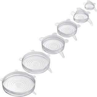 Set di coperchi salvafreschezza WESTMARK in silicone rotondo trasparente
