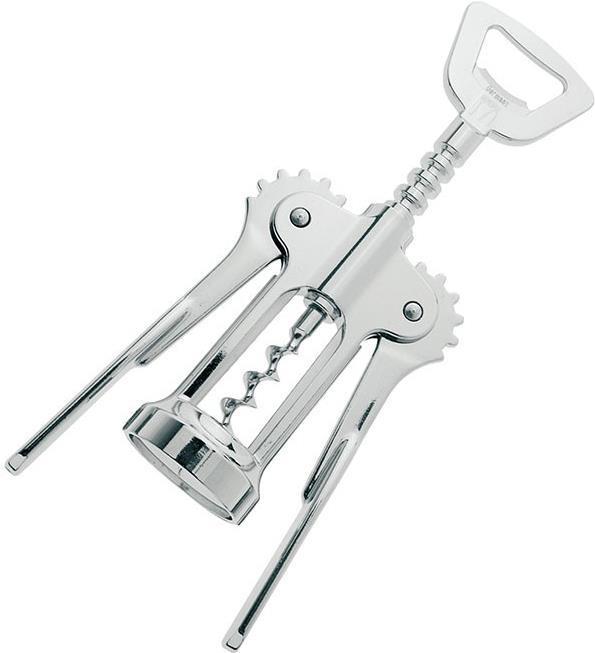 Cavatappi a leva Westmark "Pedro" - estrattore di tappi a doppia punta - cromato - acciaio - acciaio zincato - 73 mm - 38 mm -