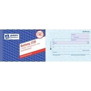 AVERY Zweckform modulo ricevuta libro IVA indicata separatamente 333 DIN A6 orizzontale 3x 50 pagine