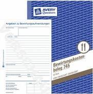 Avery 745 Blu - Libro di...