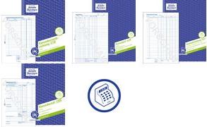 AVERY Zweckform modulo di riciclaggio "report di cassa" A5 - per il mercato D / A - 1 pezzo (1265)