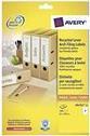 Avery LR4761 - Wies - 61 x 192 mm 100 etichette (25 fogli x 4) etichette di file