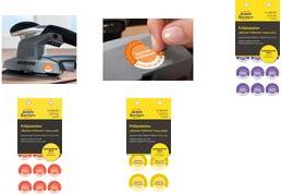 Badge di prova AVERY Zweckform "Next test date" 2024-29 giallo diametro 20 mm a prova di manomissione - 1 pezzo (6989-2024)