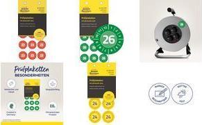 Badge di prova a forma di scopo Avery, 2026, vinile, verde, 30 mm di diametro: 30 mm, meteo e resistenti ai graffi, segnando il