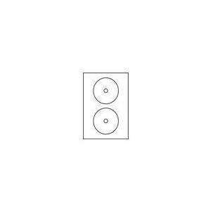 AVERY Nutzform Etichette per CD Etichette per CD 117 mm 50 pezzi L7760-25 bianco