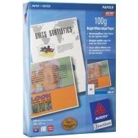 Avery Bright White Inkjet Papier A4 500 Sheets carta inkjet A4 [210x297 mm] Satinata opaca 500 fogli Bianco (Avery Bright White